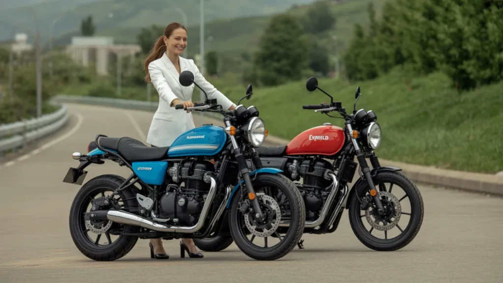 Kawasaki Z650 vs Royal Enfield Shotgun 650