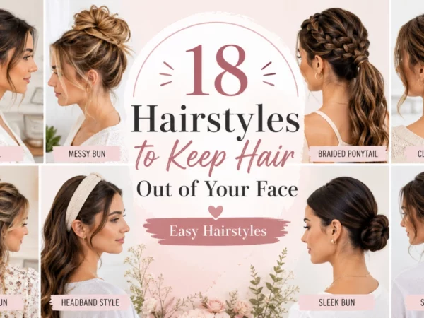 18 hairstyles to keep hair out of your face