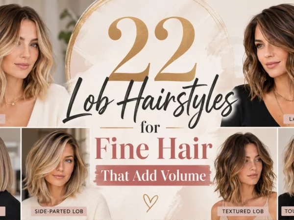 22 lob hairstyles for fine hair